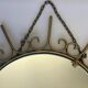 Gold metal sun mirror