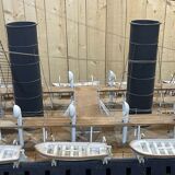 Model representing a battleship of the late nineteenth century