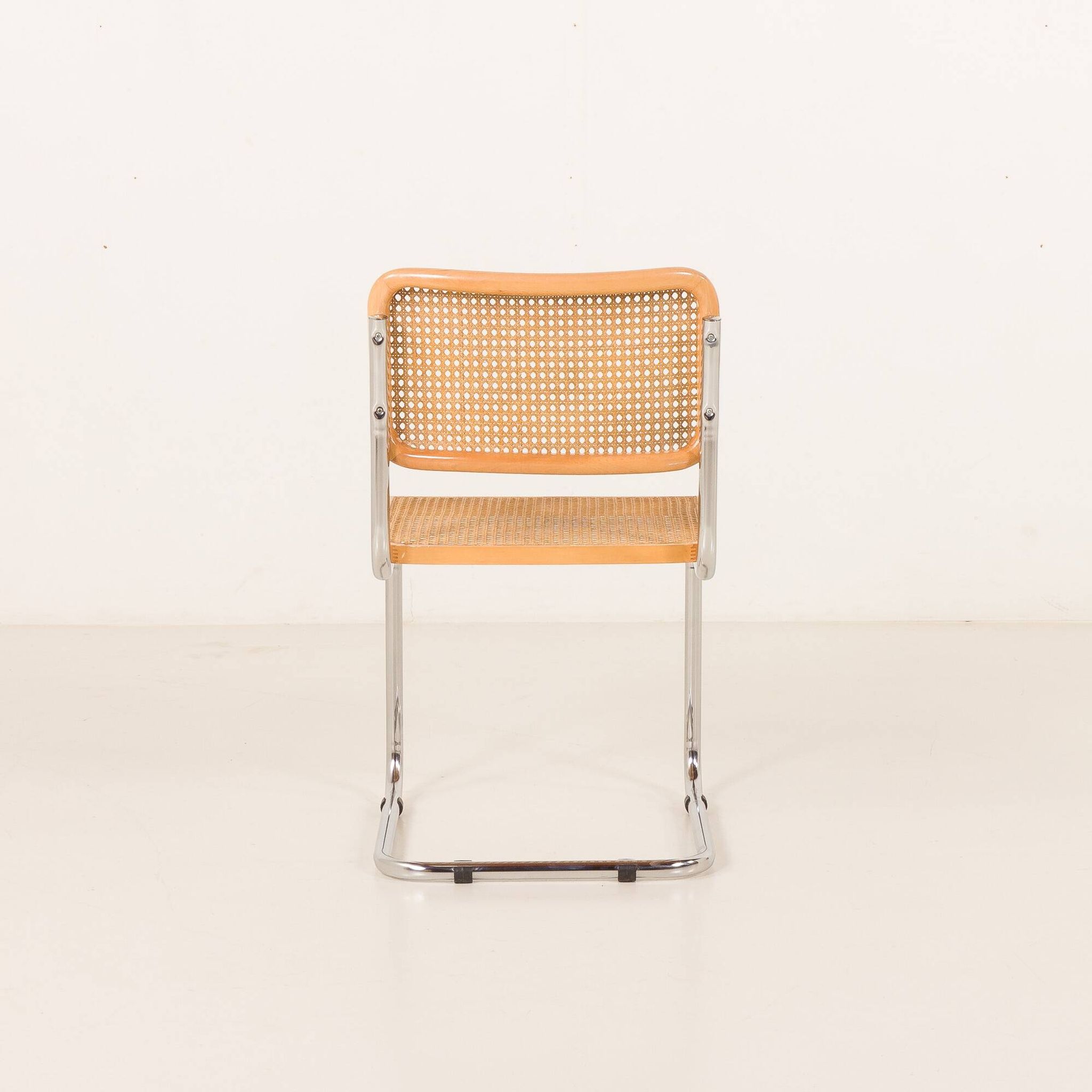 Chaise Cesca italienne vintage, années 1980