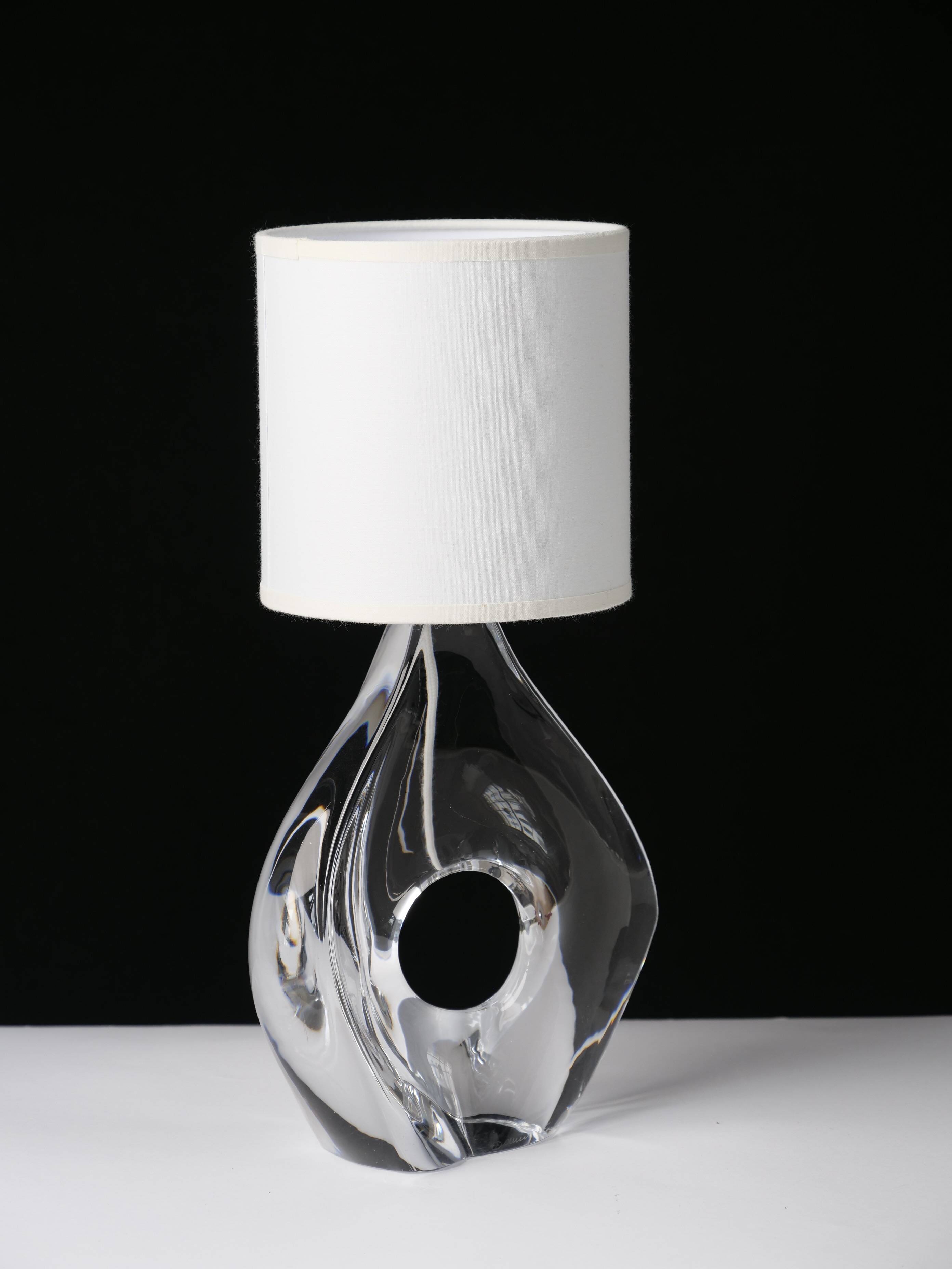 Crystal bedside lamp from daum france