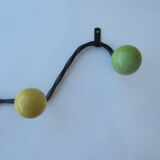 Wall-mounted coat rack, vintage