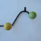 Wall-mounted coat rack, vintage