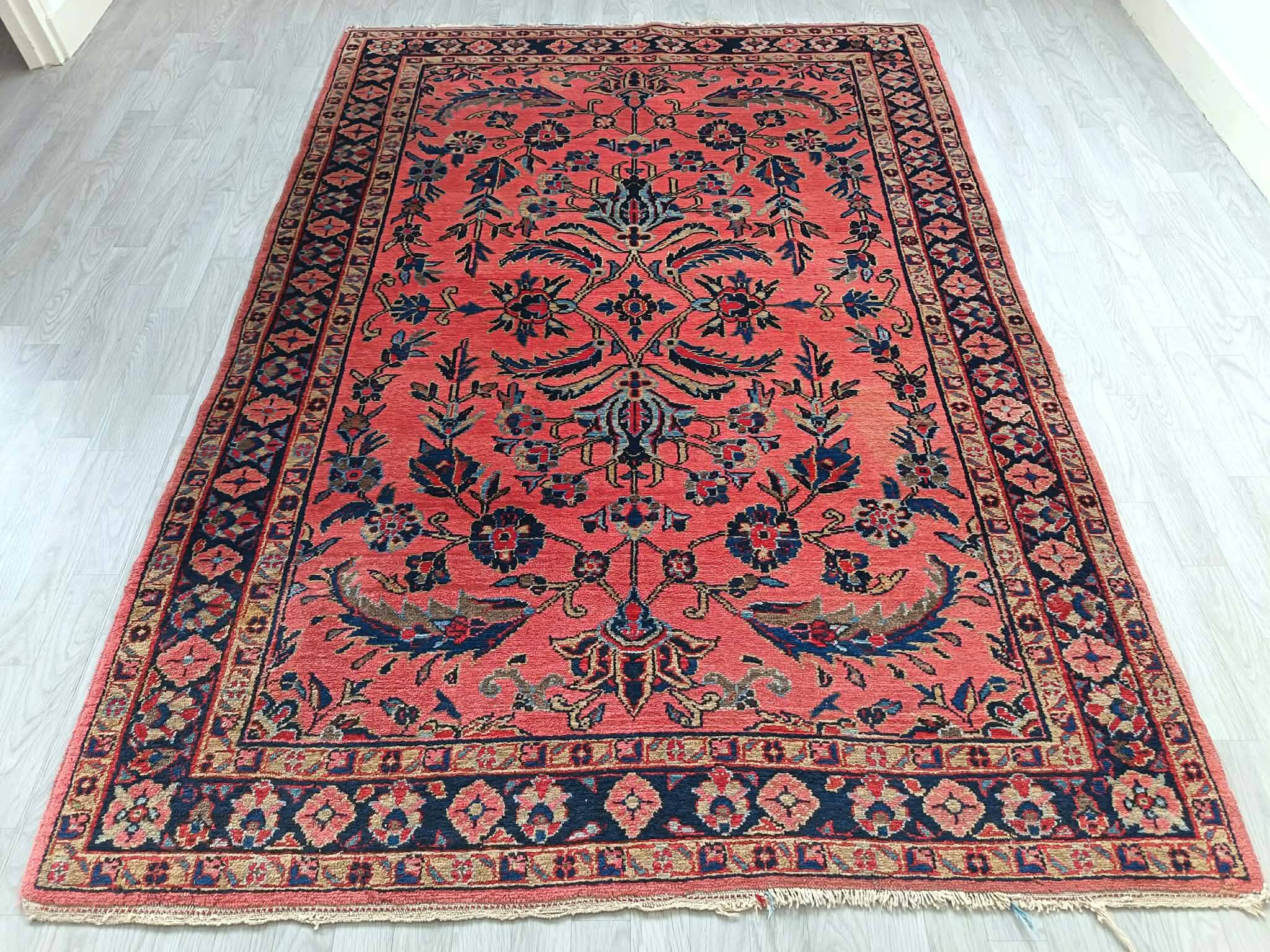 Handmade Sarouk Persian carpet