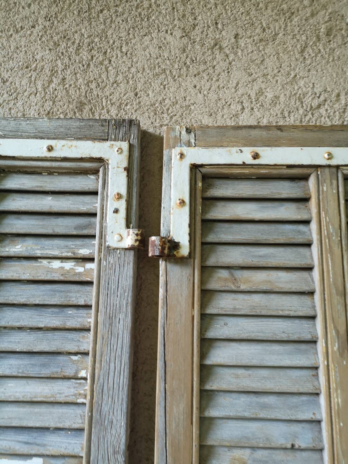 Old wooden shutters