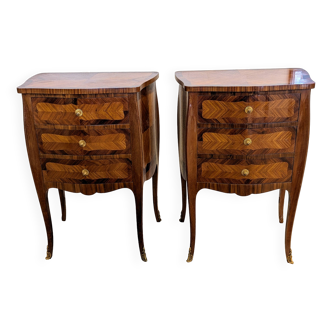 Pair of Louis XV bedside tables