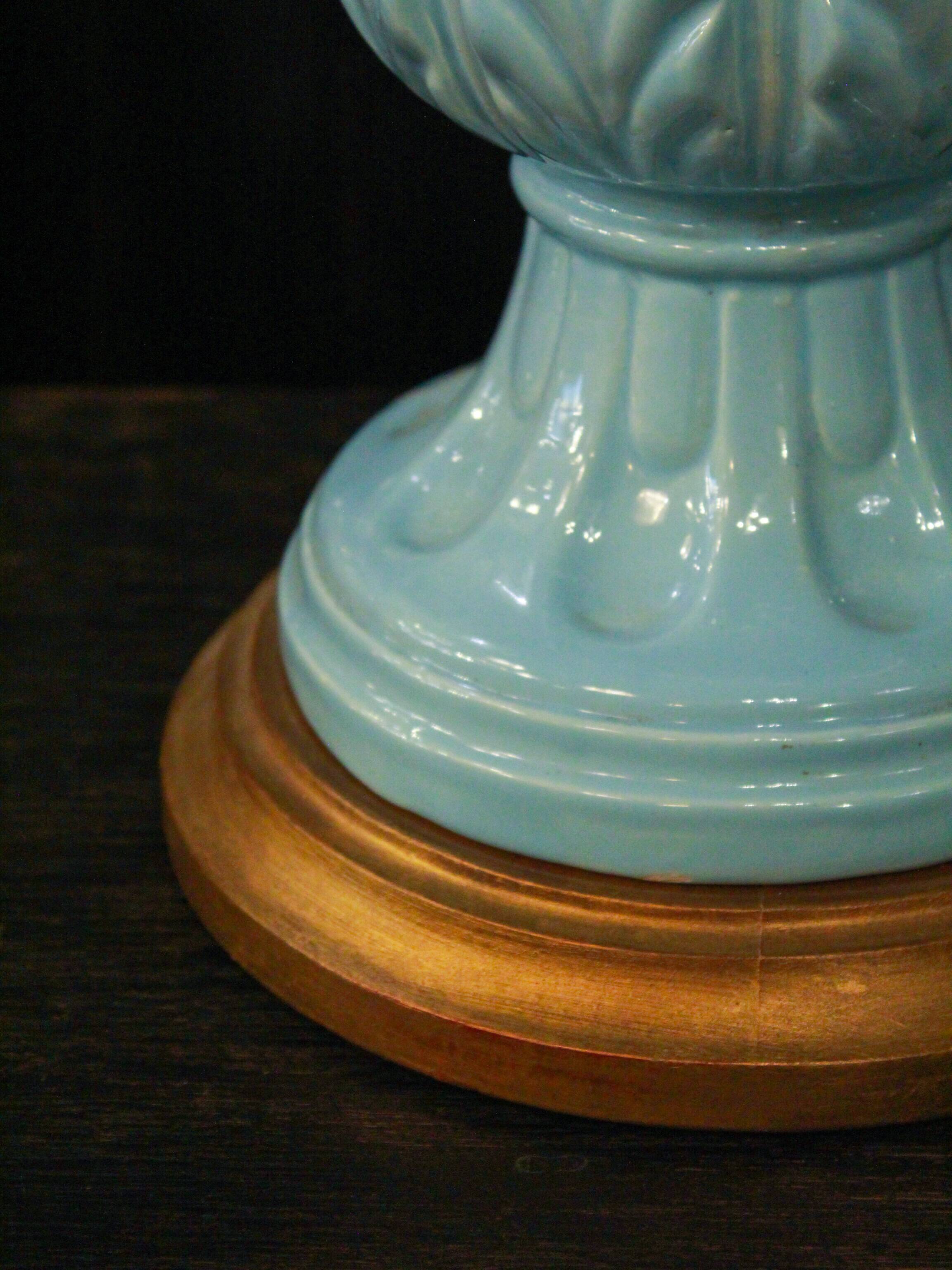 Vintage ceramic table lamp from Manises