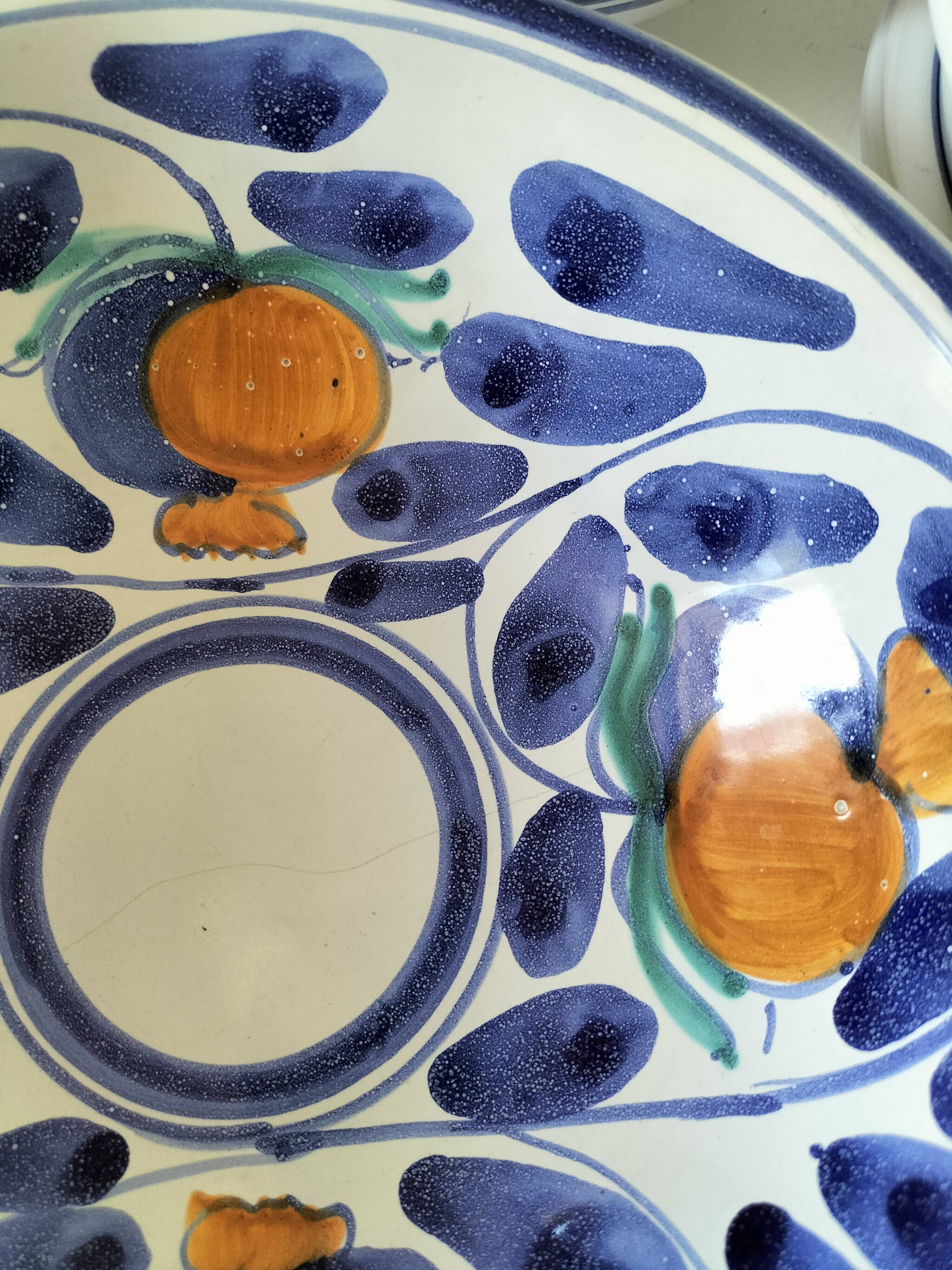 6 hand-painted ceramics – Desuir - Sicily