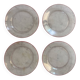 Lot de 7 assiettes transparentes