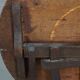 Antique early 19th century folding wine table