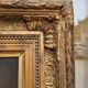 Oil on Canvas Portrait Painting of a Woman Framed 19th Century Signed
