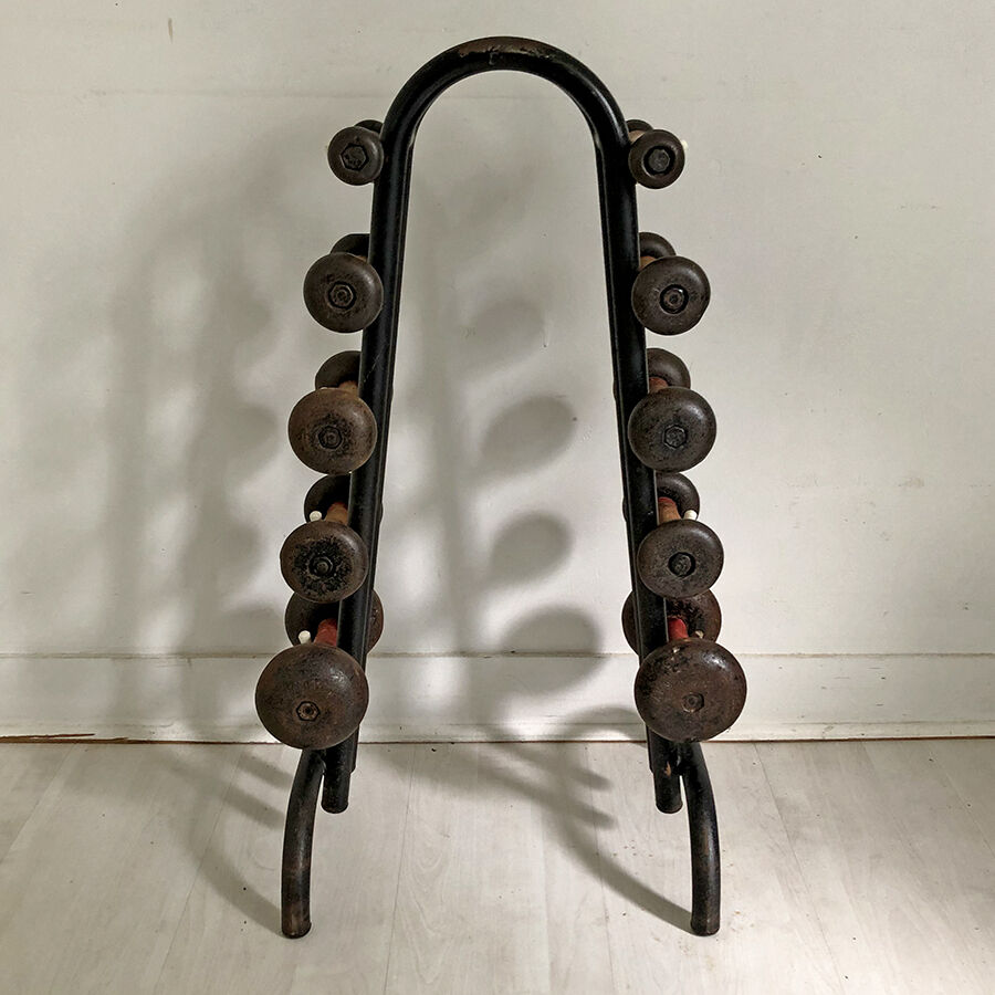 60's vintage dumbbell set