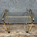 Luxury Trayx Textable Serving Trolley in Molded Plexiglas Ice