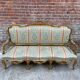 Antique Louis XV Style Gilded Sofa with Gobelin Upholstery