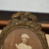 Brass frames with a knot