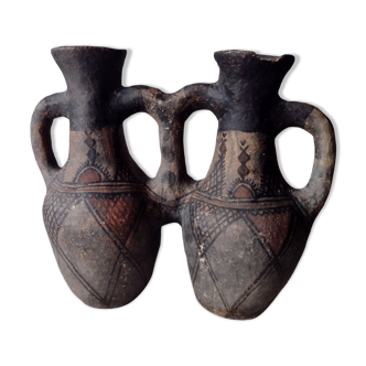 Antique berber double vessel