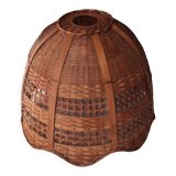 Vintage wicker pendant lamp