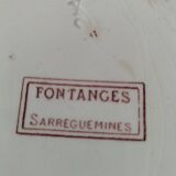 Ironstone soup tureen Sarreguemines Fontanges model (circa 1880–1900),