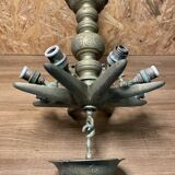 Lustre hebraique etoile juive lampe de chabbat, judaica , bronze