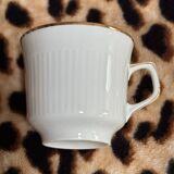 Service 4 tasses + soucoupes art déco