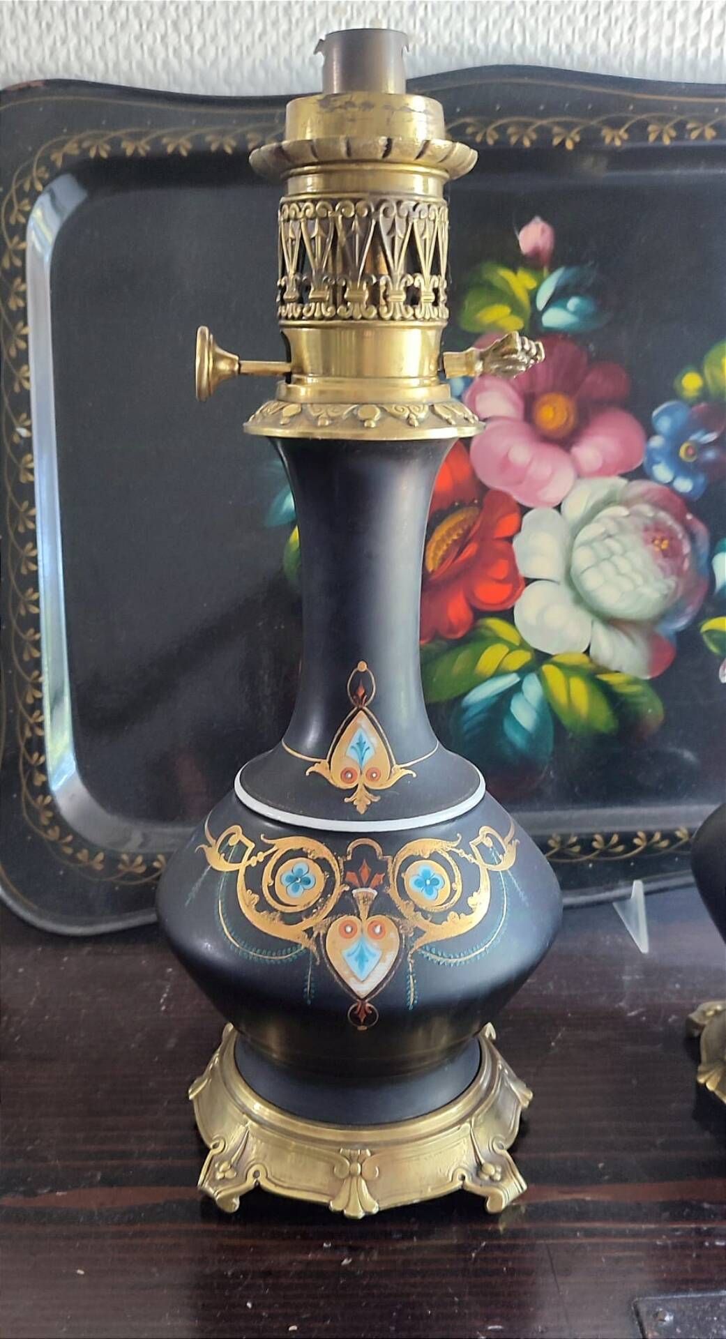 Pair of Napoleon III lamps