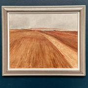 Original Swedish Oil on Canvas - "Rustic Landscape" by Nils Essen - Signed - Vintage and Framed - 42 × 50 cm (16.5" × 19.7")