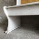 Pair of wooden and wicker chest benches - vintage - 1960