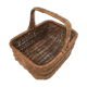 Vintage rattan wicker basket popular mushroom peach mushrooms