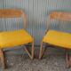 Paire d chaises traineau Baumann