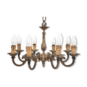 lustre en laiton 1950
