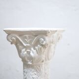 Old plaster column