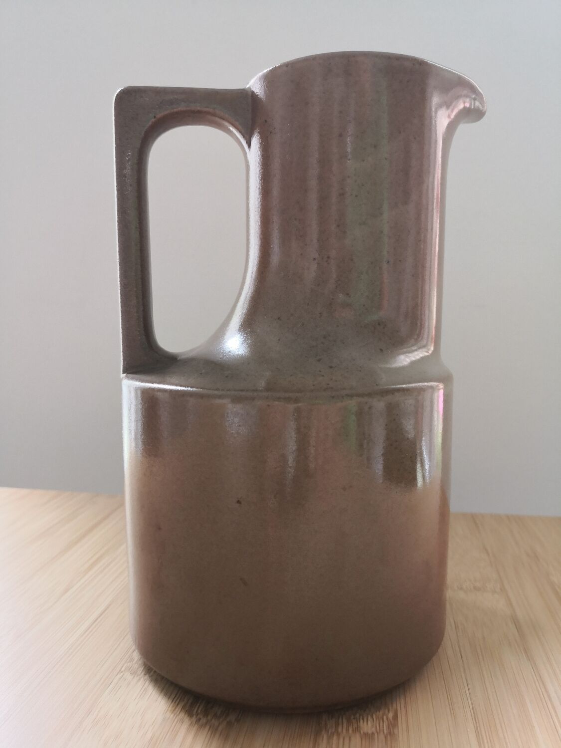 Vintage Brenne stoneware pitcher