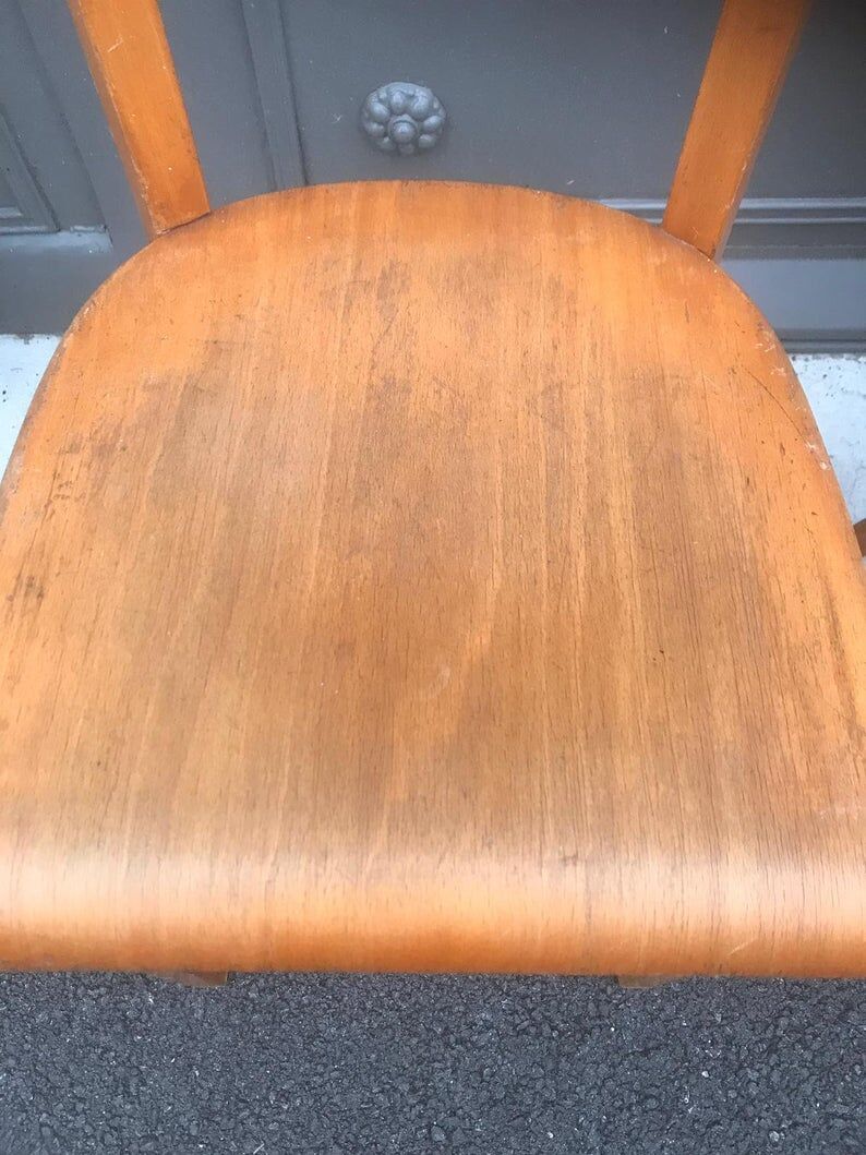 Vintage Thonet bistro chairs 1950