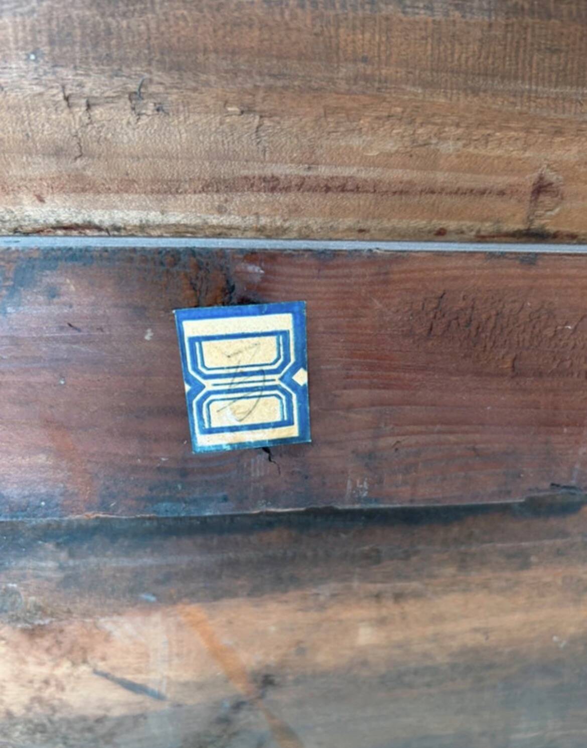 Buffet in solid Asian elm