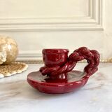 Flower hand candle holder