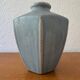 Sky blue ceramic Art Deco vase