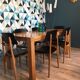 Stunning set of 6 scandinavian chairs vintage 1960