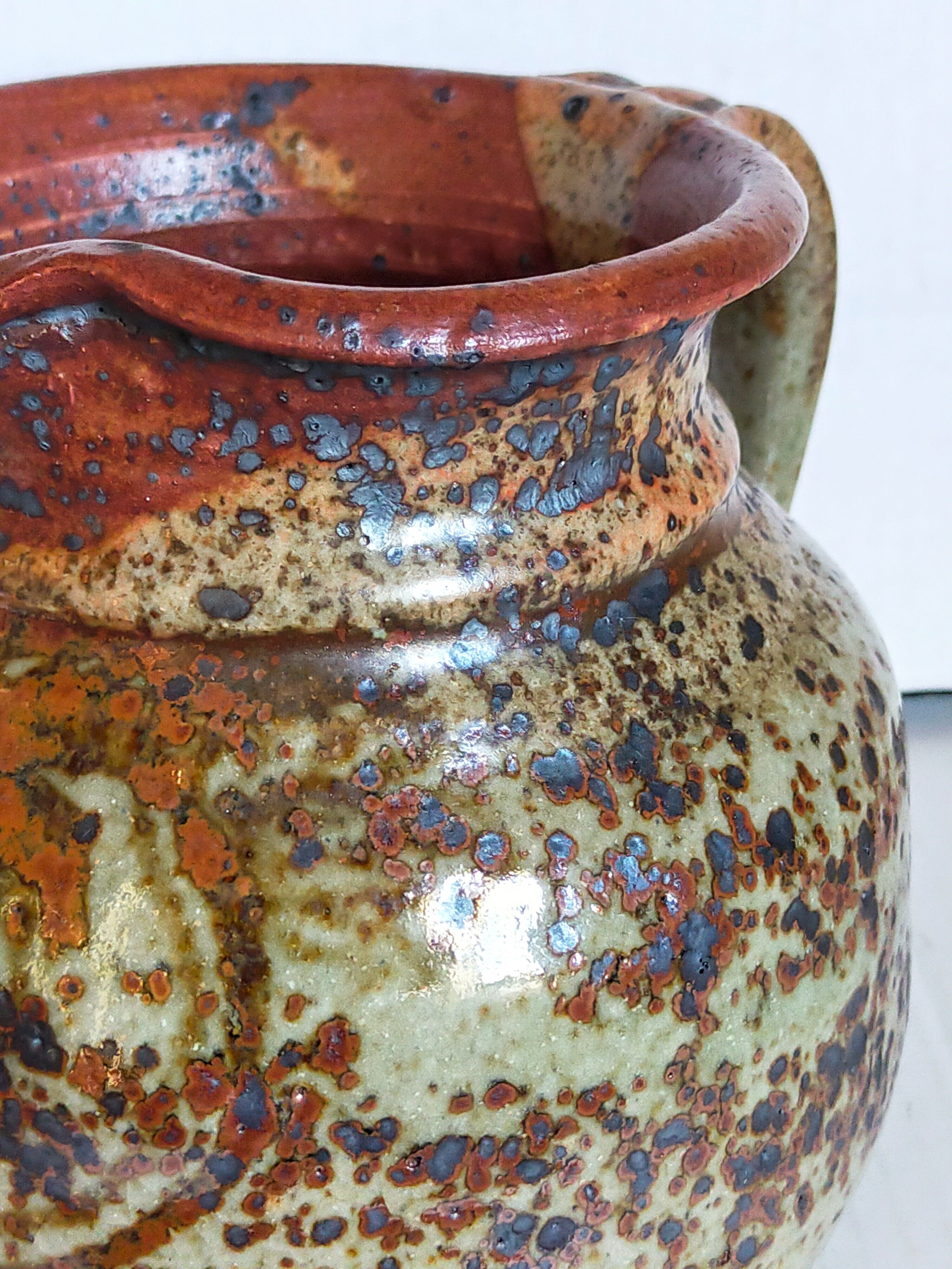 Traditional pottery sandstone pyrite Art-popular XIXth