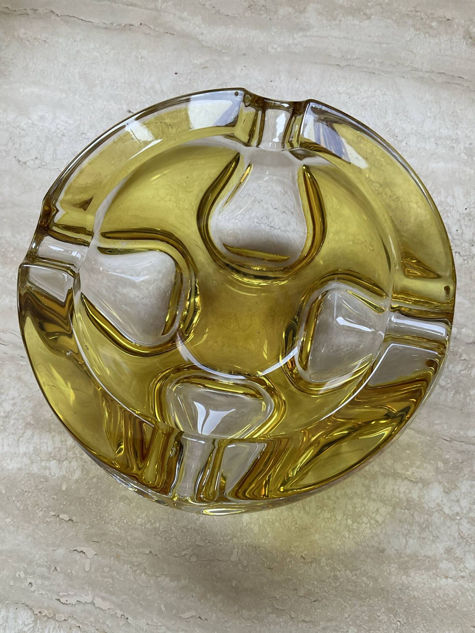 Vintage glass vide poche from Murano, 1970s.