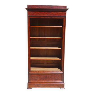 Bibliothèque époque Louis Philippe en acajou
