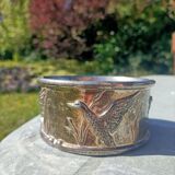 Silver bird bowl