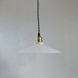 Old vintage opaline suspension 25 cm