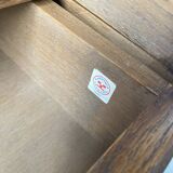 Guillerme and Chambron oak chest of drawers