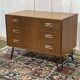 Commode 3 tiroirs GPlan en teck des années 1970 avec pieds compas