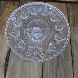 Cake display fruit basket vintage crystal fruit