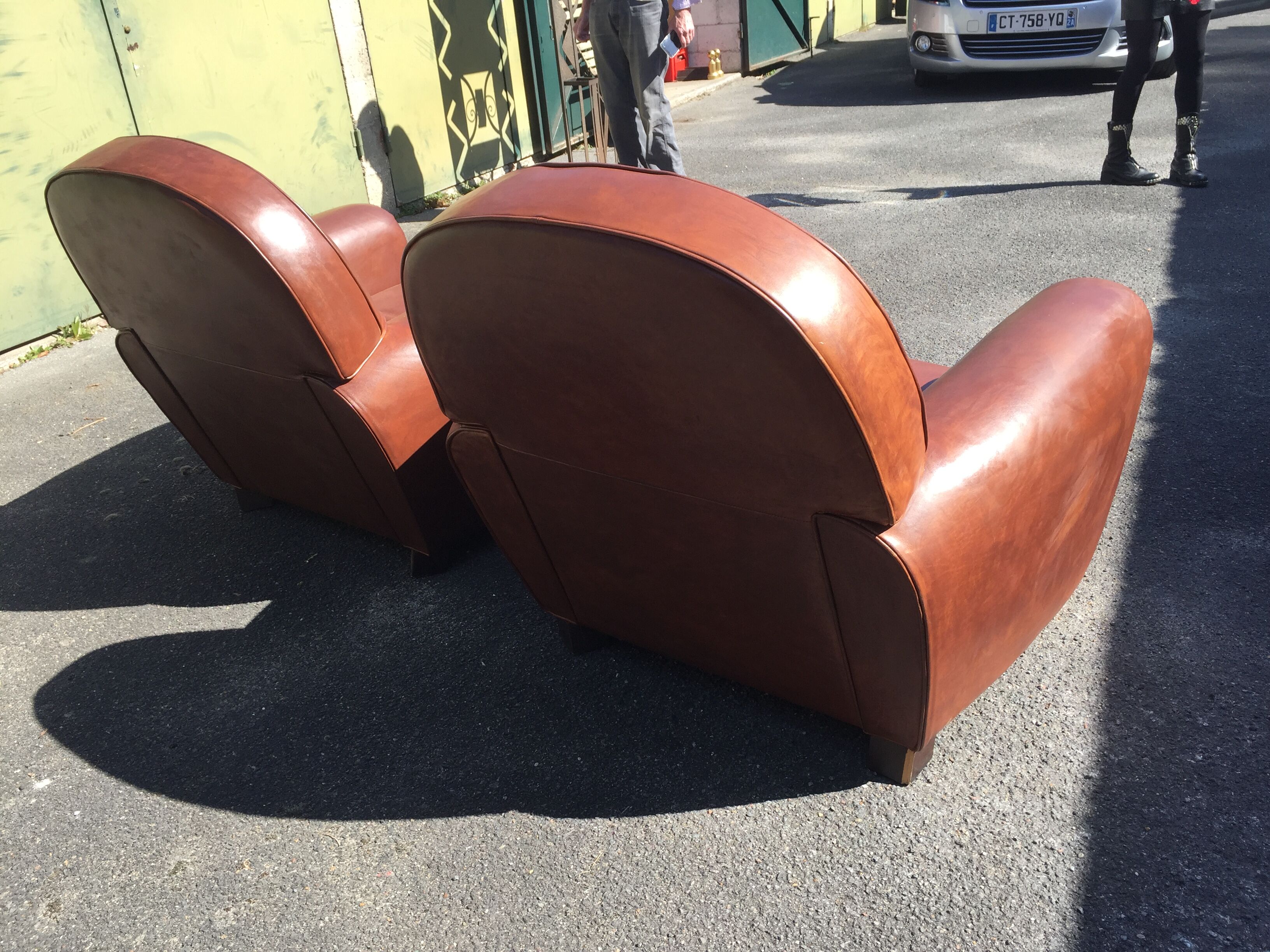 Pair of club chairs 1930