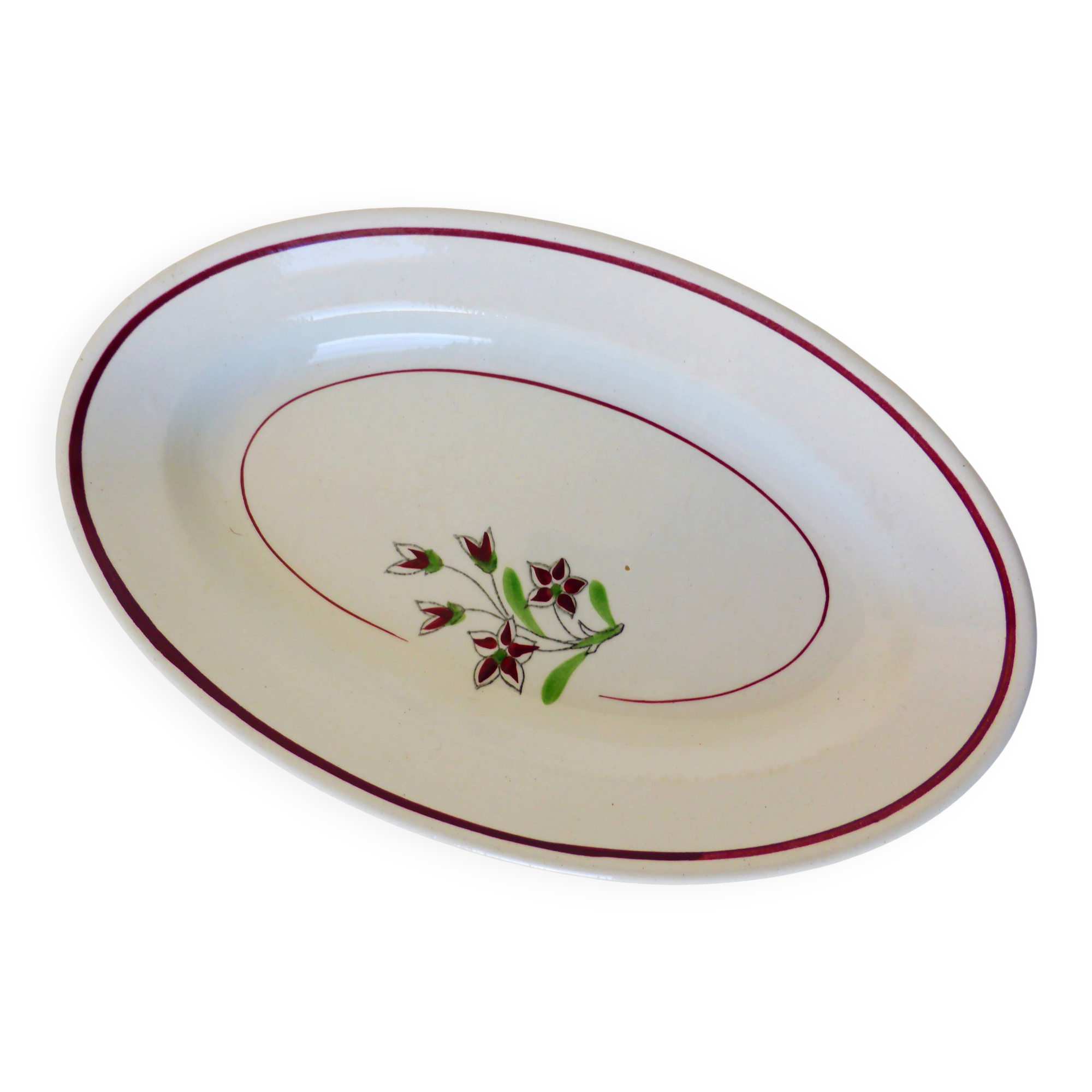Vintage porcelain dish from Salins 2106134