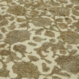 Hand-Knotted Persian Antique 1970s 298 cm x 398 cm Beige Wool Carpet