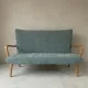 Renovated vintage Scandinavian bench