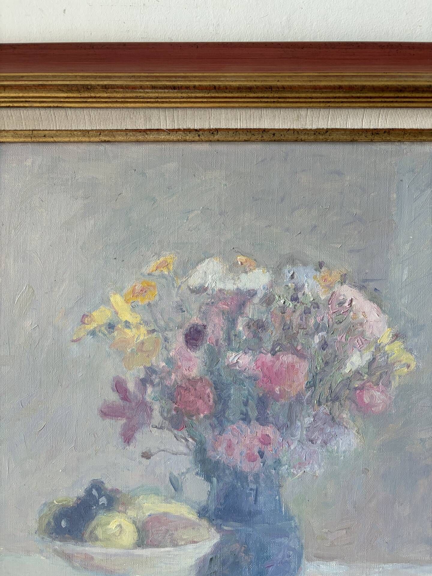Autumn bouquet, oil on canvas signed