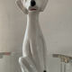 Porcelain dog Cevac France 70s